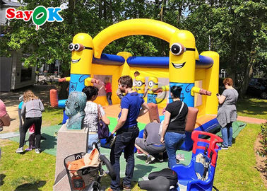 पीले इनडोर बच्चा बच्चा Inflatable उछाल / Inflatable कूदते बाउंसर हाउस
