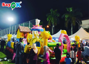 बच्चों के खेल के मैदान के लिए सुरक्षित वाणिज्यिक Inflatable बाउंसर बड़े Trampoline