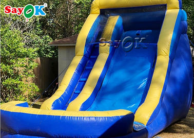उच्च स्थायित्व पीवीसी टारपौलीन inflatable बाउंसर स्लाइड / बच्चों के लिए inflatable स्लाइड