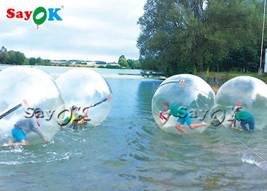 किराये के लिए विशाल पारदर्शी Tpu Inflatable पानी चलना गेंद एसजीएस ROHS