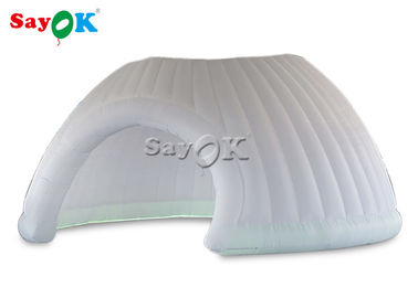 कस्टम inflatable तम्बू कॉर्पोरेट घटनाक्रम समाप्त 6m एलईडी inflatable गुंबद तम्बू