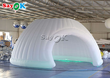 कस्टम inflatable तम्बू कॉर्पोरेट घटनाक्रम समाप्त 6m एलईडी inflatable गुंबद तम्बू