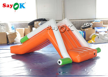 बच्चों के लिए आउटडोर inflatable स्लाइड आग retardant चढ़ाई inflatable bouncer स्लाइड नौका पानी पार्क के लिए