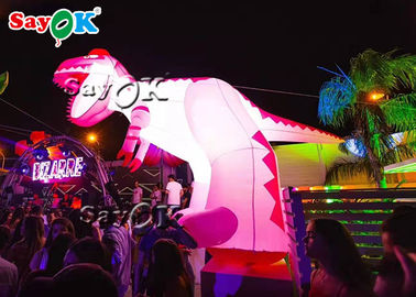 कस्टम 4m एलईडी inflatable डायनासोर घटना सजावट के लिए inflatable जानवरों