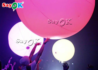 पार्टी इवेंट विज्ञापन के लिए 1.5 मीटर इन्फ्लेटेबल एलईडी गुब्बारे
