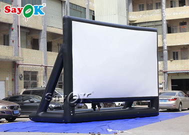 विज्ञापन प्रदर्शन के लिए एयरटाइट इन्फ्लेटेबल मूवी प्रोजेक्टर स्क्रीन के बाहर हवा भरने योग्य बड़ी स्क्रीन