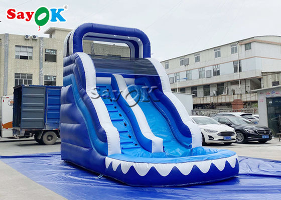 बच्चों के लिए inflatable स्लाइड मनोरंजन पार्क ऑक्सफोर्ड कपड़े वयस्क inflatable पानी स्लाइड पार्क