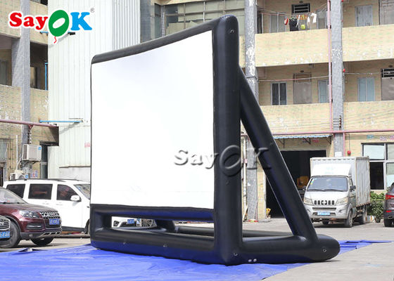 पनरोक पीवीसी 6.4x4.6mH वाणिज्यिक Inflatable सील हवा स्क्रीन