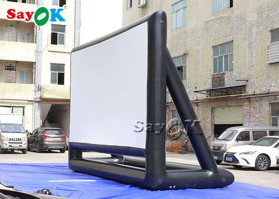 पनरोक पीवीसी 6.4x4.6mH वाणिज्यिक Inflatable सील हवा स्क्रीन