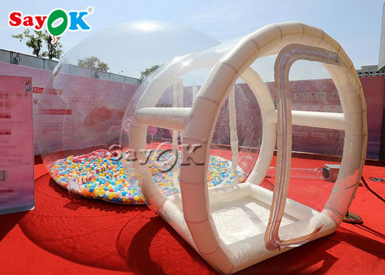 गुंबद inflatable तम्बू वाणिज्यिक inflatable पारदर्शी बुलबुला शिविर हमारे दरवाजे के लिए तम्बू