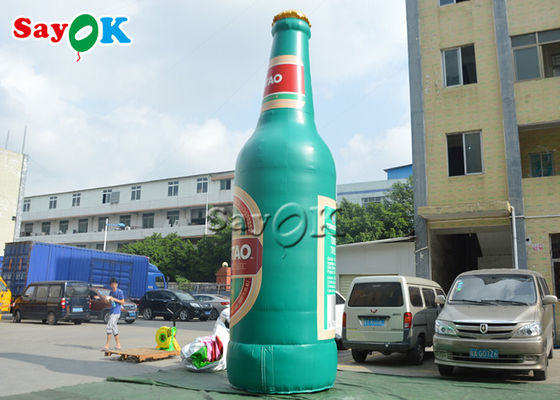 कस्टम पीवीसी विज्ञापन Inflatable बीयर शराब की बोतल मॉडल