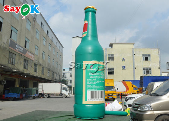 कस्टम पीवीसी विज्ञापन Inflatable बीयर शराब की बोतल मॉडल