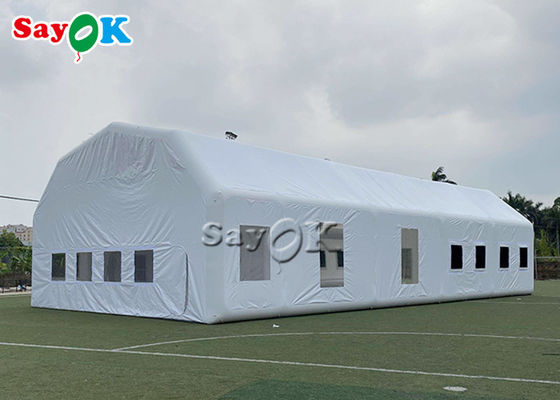 inflatable lawn tent waterproof white 20x10x5.5mH inflatable automotive paint booth हवा से भरने योग्य लॉन टेंट वाटरप्रूफ सफेद 20x10x5.5mH हवा से भरने योग्य ऑटोमोटिव पेंट बूथ
