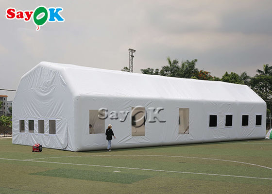 inflatable lawn tent waterproof white 20x10x5.5mH inflatable automotive paint booth हवा से भरने योग्य लॉन टेंट वाटरप्रूफ सफेद 20x10x5.5mH हवा से भरने योग्य ऑटोमोटिव पेंट बूथ