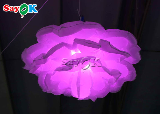 शादी के स्टेज Inflatable प्रकाश सजावट एलईडी फूल गुलाब