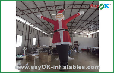 क्रिसमस मनाने के लिए डांसिंग एयर कठपुतली सांता क्लॉज विज्ञापन इन्फ्लेटेबल एयर डांसर