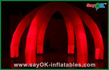 एलईडी स्पाइडर एलईडी एलईडी के साथ Inflatable प्रकाश सजावट तम्बू