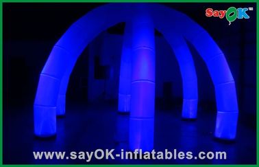 एलईडी स्पाइडर एलईडी एलईडी के साथ Inflatable प्रकाश सजावट तम्बू