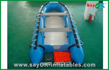 ग्रीष्मकालीन जल मज़ा के लिए 3 व्यक्ति डीप-वी शीसे रेशा पीवीसी Inflatable नौकाओं