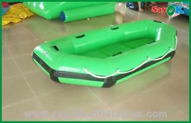 बच्चे ग्रीन पीवीसी Inflatable नौका वाणिज्यिक Inflatable जल खिलौने