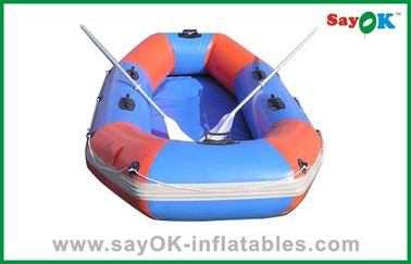 2 व्यक्ति अनुकूलित Inflatable नौकाओं 1.2 मिमी पीवीसी Tarpaulin पानी खिलौना नाव