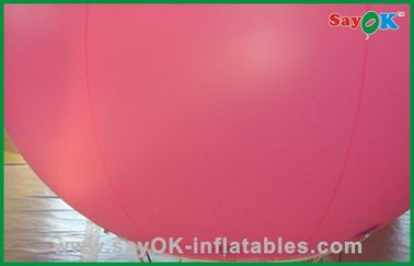 गुलाबी रंग Inflatable गुब्बारा आउटडोर Inflatable हीलियम गुब्बारा