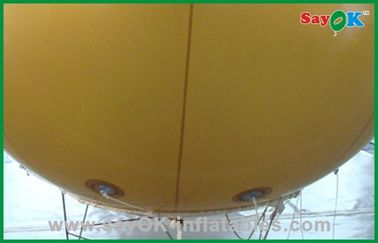 आउटडोर शो इवेंट 6 मीटर ऊँचाई के लिए गोल्ड रंग हीलियम Inflatable गुब्बारा