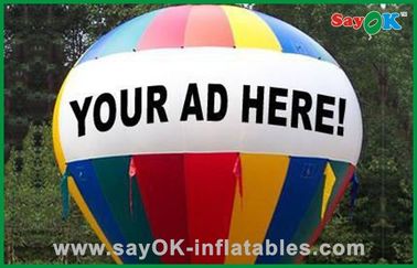 छुट्टी सजावट के लिए कस्टम इंद्रधनुष Inflatable ग्रैंड गुब्बारा