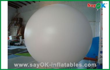 सफेद रंग सुंदर Inflatable गुब्बारा वाणिज्यिक विशालकाय हीलियम गुब्बारे