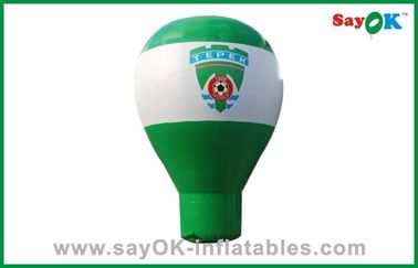 सफेद और हरे बड़े बड़े inflatable गुब्बारे, Inflatable विज्ञापन गुब्बारा