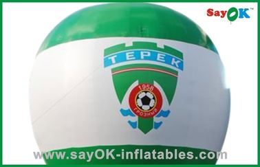 सफेद और हरे बड़े बड़े inflatable गुब्बारे, Inflatable विज्ञापन गुब्बारा