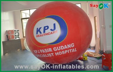 लाल बड़े हीलियम गुब्बारे वाणिज्यिक Inflatable उत्पाद हीलियम गैस गुब्बारा