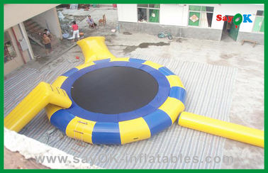 विशाल हास्यास्पद पानी बाउंसर पानी पार्क के लिए inflatable पानी trampoline खिलौने