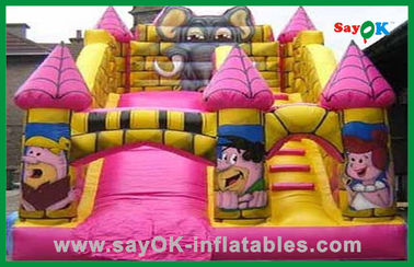 टिकाऊ एयर ब्लोअर Trampoline Inflatable बाउंस / Inflatable स्लाइड