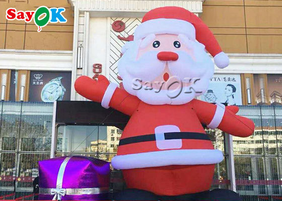 यार्ड पार्टी सजावट एयर उड़ा Inflatable क्रिसमस सांता क्लॉस