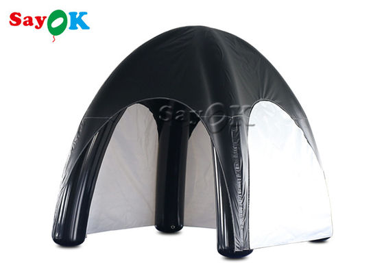 फुलाया जा सकता है यार्ड टेंट परिवार एयर टेंट टारपौलीन एयर सील inflatable स्पाइडर टेंट काले और सफेद