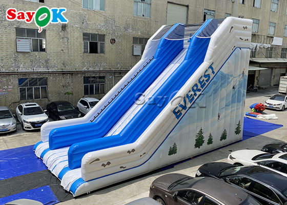 वॉटर पार्क के लिए वाणिज्यिक शीतकालीन Inflatable बाउंसर स्लाइड