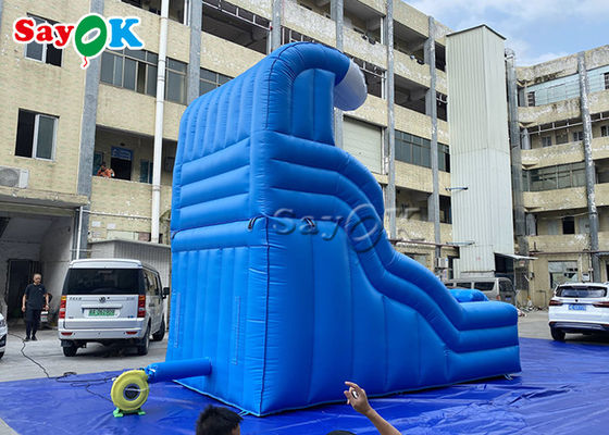 बाथरूम स्लाइड आउटडोर पीवीसी टारपॉलिन inflatable inflatable पानी स्लाइड बच्चों के लिए