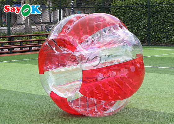 इन्फ्लैटेबल बॉल गेम आउटडोर गेम TPU PVC बॉडी ज़ोरब पारदर्शक बबल फुटबॉल बॉल