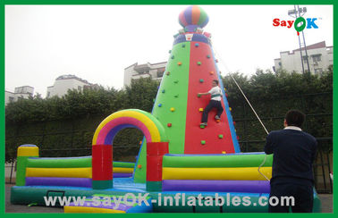विशाल आकार वाणिज्यिक inflatable बाउंसर / घटना किराए के लिए inflatable चढ़ाई बिक्री के लिए inflatable बाउंसर