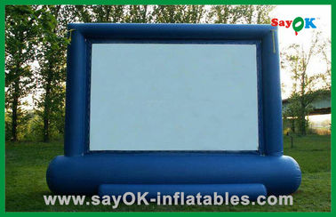 बिक्री के लिए इन्फ्लेटेबल टीवी स्क्रीन आउटडोर हॉट सेलिंग 4X3M ऑक्सफोर्ड क्लॉथ और प्रोजेक्शन क्लॉथ इन्फ्लेटेबल मूवी स्क्रीन