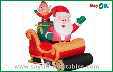 विज्ञापन के लिए inflatable क्रिसमस सजावट बड़े सांता क्लॉस