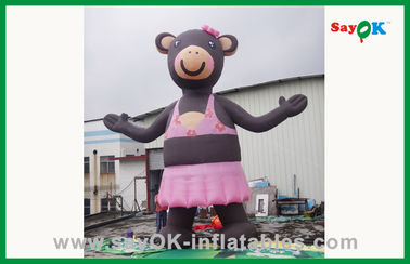 गुलाबी प्यारा inflatable भालू inflatable कार्टून चरित्र inflatable जानवरों के लिए विज्ञापन