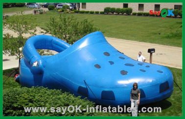 ब्लू जायंट Inflatable जूता पॉलिएस्टर कपड़ा Inflatable विज्ञापन उत्पाद