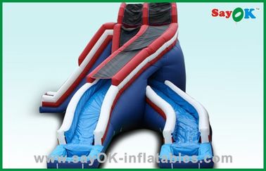 वाणिज्यिक inflatable स्लाइड 0.55mm पीवीसी ब्लो अप स्लिप एन स्लाइड कॉम्बो होम बैकयार्ड Inflatable Bouncer &amp; Slider