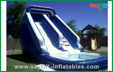 विशाल inflatable पानी स्लाइड कस्टम पीवीसी Tarpaulin मिनी बाउंसर / बाउंसर inflatable स्लिप और पानी मज़ा के लिए स्लाइड