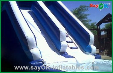विशाल inflatable पानी स्लाइड कस्टम पीवीसी Tarpaulin मिनी बाउंसर / बाउंसर inflatable स्लिप और पानी मज़ा के लिए स्लाइड