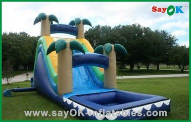 बच्चों के लिए inflatable स्लाइड स्लाइड के साथ उछल महल वाणिज्यिक inflatable बाउंसर स्लाइड कस्टम inflatable पूल स्लाइड