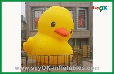 विज्ञापन inflatable बड़ा inflatable पीली बतख inflatable कार्टून मॉडल पानी पूल खिलौने