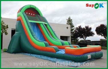 Inflatable Slippery Slide टिकाऊ पीवीसी inflatable बाउंसर स्लाइड, inflatable पानी स्लाइड कार मॉडल